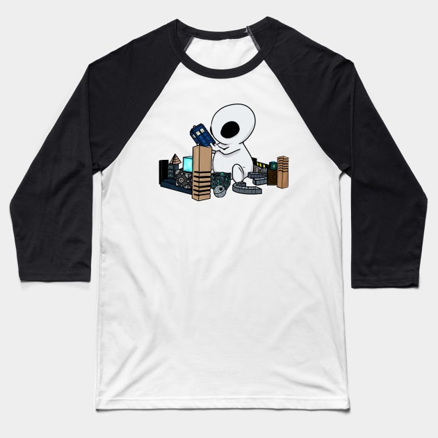 building blocks Baseball T-Shirt by randomship